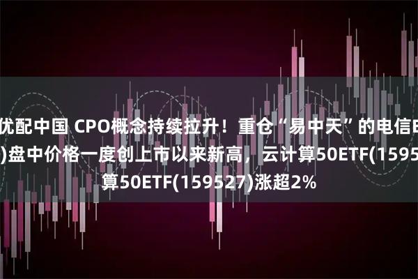 优配中国 CPO概念持续拉升！重仓“易中天”的电信ETF(159507)盘中价格一度创上市以来新高，云计算50ETF(159527)涨超2%