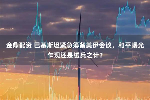 金鼎配资 巴基斯坦紧急筹备美伊会谈，和平曙光乍现还是缓兵之计？