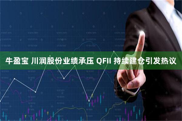 牛盈宝 川润股份业绩承压 QFII 持续建仓引发热议
